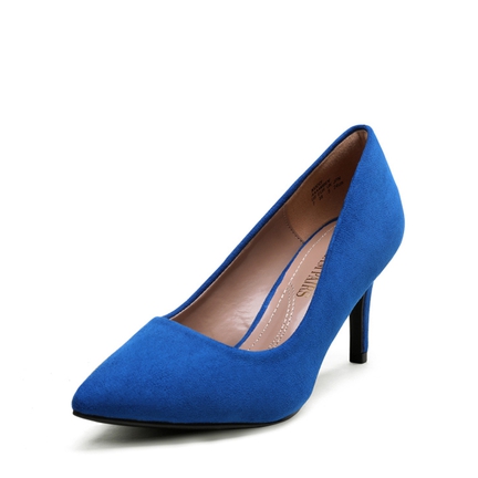 Blue pumps best sale